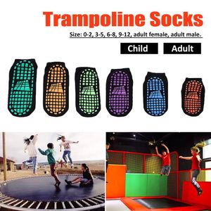 Anti-slip sports socks children playground trampoline cushioning adult yoga bandages Pilates ballet good grip non-slip