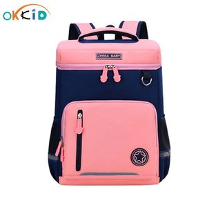 Sacos da escola primária de Okkid para meninas Bonito Kids Book Bag Children's Backpack Menina Saco Presentes Drop 211021