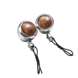 Wholesale amber signal lights for sale - Group buy 12V Motorcycle LED Turn Signal Lights Indicator Amber For Harley