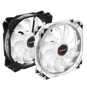 Alseye RGB Fan 120mm LED Bilgisayar Kasası Soğutma 2510-3pin Molex 4Pin Bağlayıcı Max Serisi - Siyah