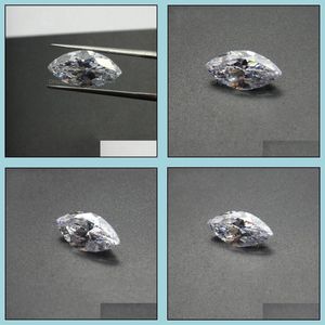 Loose Diamantes Jóias de Alta Qualidade Limpa Afiação Pedra Marquise 1.5 * 3-4 * 8mm Cubic Zirconia Brilhante Hine Corte Pedras Sintéticas para CZ Dr