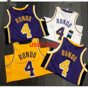 All Borderyer 4 Styles 4# Rondo 2021 Temporada Jersey de basquete Personaliza Menina Masculina Adicionar qualquer Nome Número XS-5xl 6xl Vest