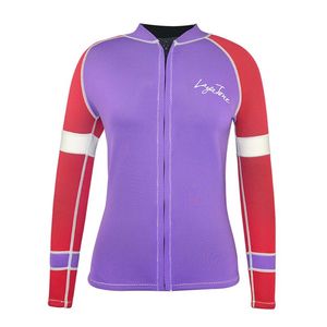 Costumi da bagno Layatone 3MM SBR Muta da donna Giacca in neoprene addensato freddo e caldo Nuoto Snorkeling Surf Suit 2021