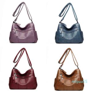 Shoulder Bags for Women Fashion Pu Leather Crossboby Luxury Messenger Ladies Handbag Female Soft Tote Purse