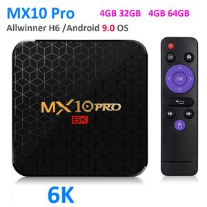 Wholesale media receivers resale online - MX10 PRO K Smart TV Box Android Allwinner H6 DDR3 GB RAM GB ROM Set Top Receiver with G WIFI Media Player