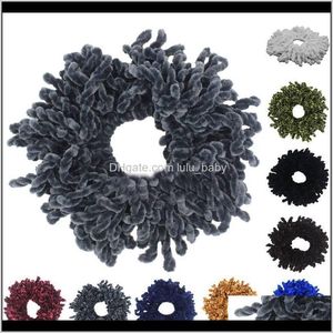 Wholesale scrunchie hijab for sale - Group buy Tools Products Flexible Rubber Simple Hijab Volumizing Scrunchie Large Bow Headwear Hairband Headband Hair Band Aessories Drop Delivery