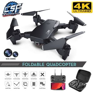 Drone 4k profession HD Wide Angle Camera 1080P WiFi Fpv Dual Height Keep s Helicopter Toys 211027