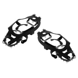 Corde, imbracature e fettucce Ramponi in silicone da 18 denti per esterni Ramponi in acciaio Skid Arrampicata Alpinismo Copertura Ice Rock Shoe I5Q2