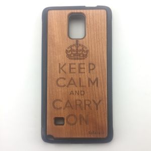 In stock Custodie per telefoni TPU in legno naturale di lusso Design personalizzato vuoto Logo antiurto impermeabile per Samsung Note4 5 S5 S6 Edge Plus