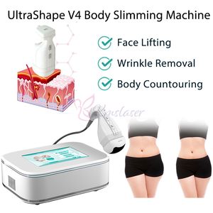 Liposonix Zayıflama Makinesi Ultrashape HIFU Yağ Azaltma Cilt Sıkılaştırma Güzellik Ekipmanları 2 Kartuşlu