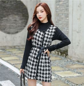 Arrive Autumn Black Stand Collar Long Sleeve Shirt + Hight Waist Irregular Draped A Line 2 Piece Set Women Skirt Suits 210514