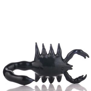 Vendita pipe in cartone Black Scorpion Pipa in vetro animale Fornitura per fumo