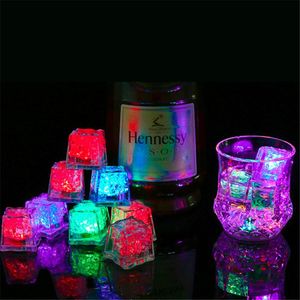 Customers Often Bought With Compare with similar Items LED Ice Cubes Bar Barware Flash Auto Changing Crystal Cube Water-Actived Light-up For Romantic Party Wedding