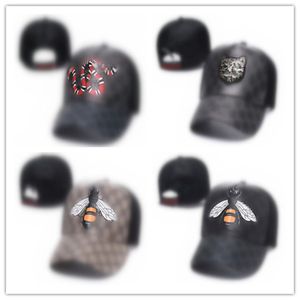 Toptan Yılan Kapağı Moda Snapback Beyzbol Kapakları Leisure Hats Arı Snapbacks Açık Golf Spor Şapkası Erkekler Kadın Hhhgsta