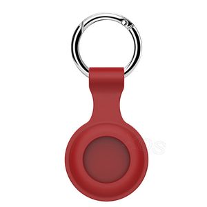 Air Tag Silicone Cases Protective Cover Shell with Key Ring Loop for Apple Airtag Airtags Smart Bluetooth Wireless Tracker Anti-lost tracking