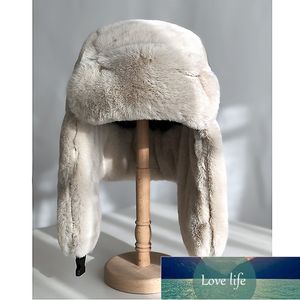 Cappello invernale Keep Warm Unisex Russian Winter Trapper Aviator Trooper Earflap Cappello da sci Solid Fluffy Faux Fur Cap Copricapo Bonnet Prezzo di fabbrica design esperto Qualità