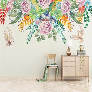Tapety Nordic Leaf Ins na ściany Murale D Natura Kwiaty Po Salon Papiery Wall Home Decor Sypialnia