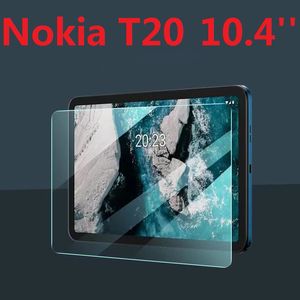 Nokia T20 강화 유리의 필름 화면 보호기 HD Clear 10.4 