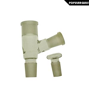 18/18mm szisza szklana Bongo Adapter z 14mm Carb bongs adpters fajka platformy wiertnicze adaptery męski/żeński złącze 18.8mm