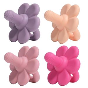 Chupetas # cute bebê silicone chupeta infantes tether forma de flor mastigação suprimentos nascidos apaziguamento applease nipple dummy enfermagem