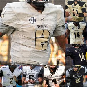 Custom Vanderbilt Commodores College Football Jerseys Chris Williams Deuce Wallace Keyon Brooks 32 Sarah Fuller Cutler Riley Neal