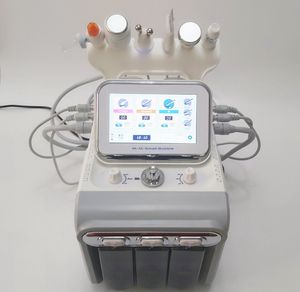 Multifuncional 6 em 1 Hydra Dermaabrasão Hydro Microdermoabrasão Descascando a pele de limpeza de pele Aqua Oxygen Spray Ultrasonic RF