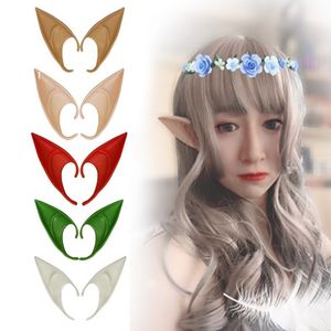Party Decoration Latex Pointed False Ear Fairy Cosplay Masquerade Costume Accessories Angel Elven Elf Ears Photo Props Adult Kids Halloween Decor HY0290