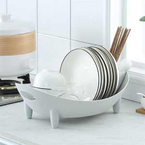 Dish Rack Drain s Dry Dishes Tableware Storage Organizer Shelf Cutlery drain rack bowl storage #50 211112