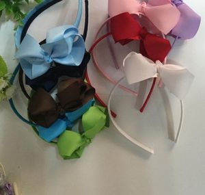 2022 Yeni Toptan-Bebek Kız Saç Yaylar Ekli Bantlar Hairband Hairbows Kafa 30 adet / OT