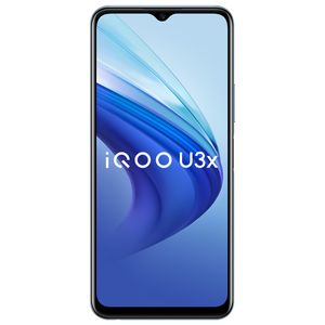 Original Vivo iQOO U3X 5G Mobile Phone 8GB RAM 128GB ROM Snapdragon 480 Octa Core Android 6.58" Full Screen 13MP 5000mAh Fingerprint ID Face Wake Smart Cellphone