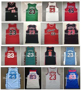Top Quality ! North Carolina College Chicagos 23 Michael Bull Jersey USA Vintage Basketball College 96 All Star Retro Basketball Sportswear Jersey