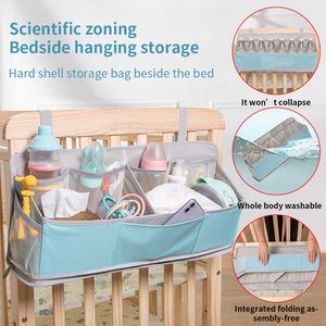 Baby Bett Lagerung Tasche Infant Krippe Hängen s Neugeborenen Windel Windel Nacht Kleidung Organizer Rack Bettwäsche für Babys