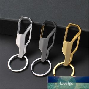 Fashion Stainless Steel Men's Keychain Waist Hanging Business gentleman Keyring Best Gift Key holder Jewelry