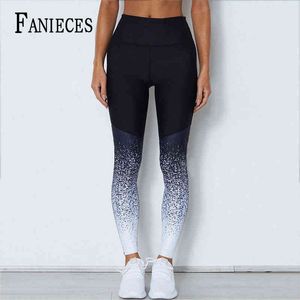 Pantaloni con stampa DOT Donna Leggings fitness unici Sport all'aria aperta Corsa Sexy Push Up Abbigliamento da palestra Elastic Slim all'ingrosso 210520