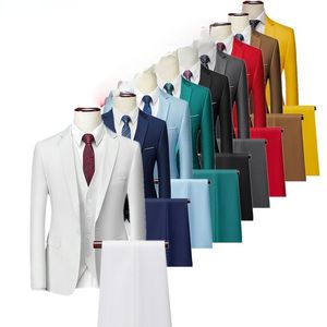 Цветные наборы формальных частей для мужчин Бизнес / свадебное платье для платья