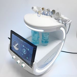 2022 Portabel Smart Ice Blue Microdermabrasion Allt i ett skönhetssystem Hudanalysator Kundregistrering RF Ultrasonic Scrubber Peeling Hydra Dermabrasion