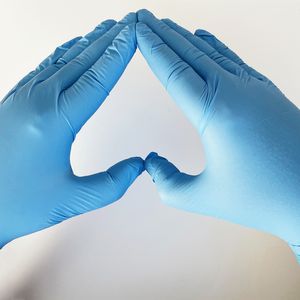 wegwerpbare nitrilhandschoenen laboratorium veilig handschoenen latex en poeder gratis intco onderzoek voedsel service gebruik