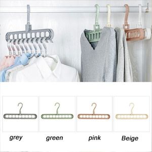 Multi-port Support hangers Clothing Racks Multifunction Drying Hanger Housekeeping Organization Magic Rack DH2037