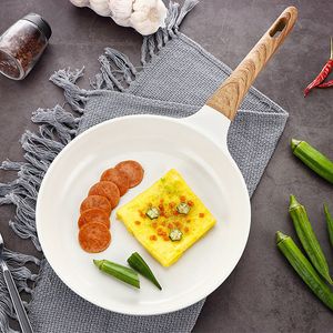 Ceramiczne smażenie gotowania garnek i non stick gotowanie zestaw śniadaniowy krepa plastra miodu wok japońska kuchnia emalia PAN 210319
