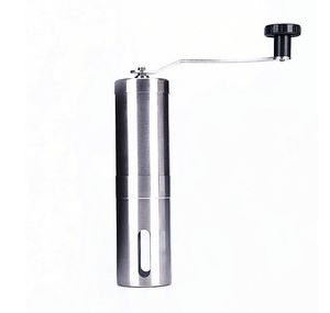 Manual Coffee Grinder Stainless Steel Hand Grinder with Ceramic Burr Durable Hand Crank