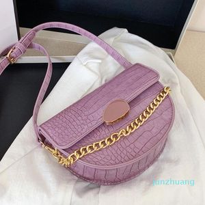 Designer- Crocodile pattern Tote Fashion High-quality PU Leather Women's Designer Handbag Chain Shoulder Messenger Bag