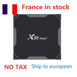 France X96 Max Plus Amlogic S905X3 Android 9.0 TV Box 2 4GB 32GB Smart 2.4G5GHzデュアルWiFiからの船