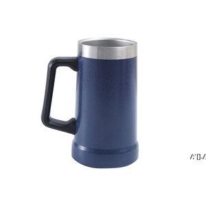 Caneca de cerveja 24oz com aço inoxidável de aço inox 304 dupla parede tumbler isolada Café Café Cup Cup Seaway RRF13164