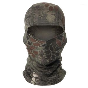 Multicam CP Camouflage Tight Balaclava Tactical Hunting Outdoor Wojskowy Motocykl Narty Kolarstwo Pełna maska ​​Maski Czapki