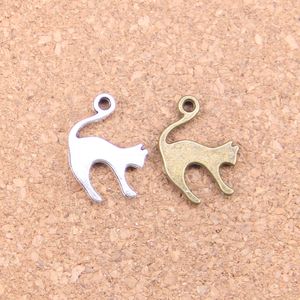 106pcs Antique Prata Bronze Banhado Jumping Cat Charms Pingente DIY Colar Pulseira Pulseira Bangle Acts 19 * 14mm