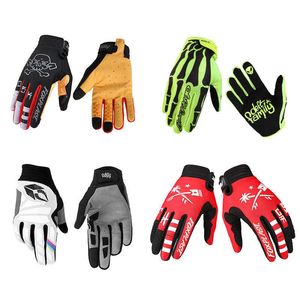 New Full Finger Bicycle Gloves Mountain Bike Outdoor Racing Motorcycle Sports Cycling Accessories H1022