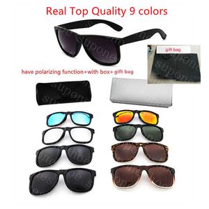 Роскошные солнцезащитные очки для мужчин Женщины Ray Bans Sun Glasses UV400 Поляризованная модная рама бренд Retro Goggle Высококачественный 15 Цвет. Пополнительный с коробкой