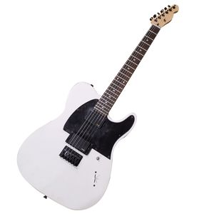 Factory Outlet-6 Struny Biała gitara elektryczna z podpisem Jimi, Pickups EMG, Roodewod Fretboard, wysoki koszt