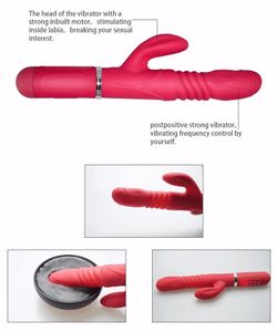 36 Artı 6 Mod Silikon Tavşan Vibratör 360 Derece Dönme ve İtme Noktası yapay penis Vibratör Yetişkin Seks Oyuncakları