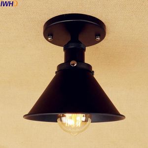 Taklampor iwhd svart edison vintage ljusarmaturer vardagsrum loft industriell ledning för hembelysning lampara pared